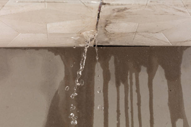 Professional Water Damage Restoration technician working in Merritt Island, FL